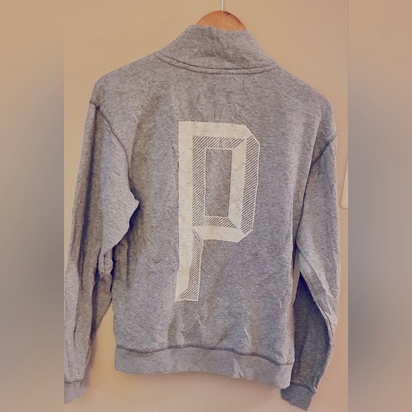 PINK Quarter Zip-up Sweatshirt - Picture 2 of 5